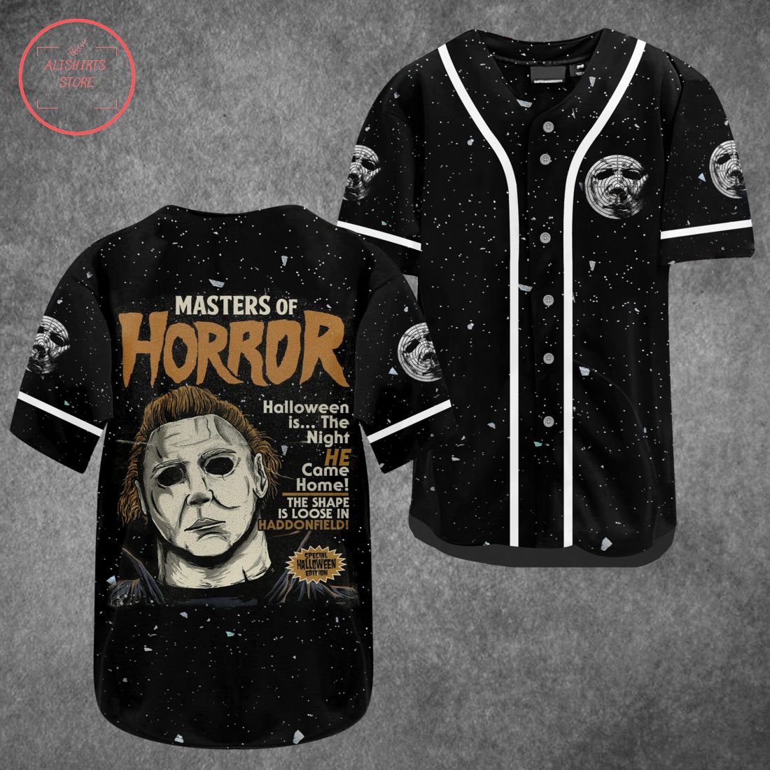 Michael Myers Master Horror Baseball Jersey