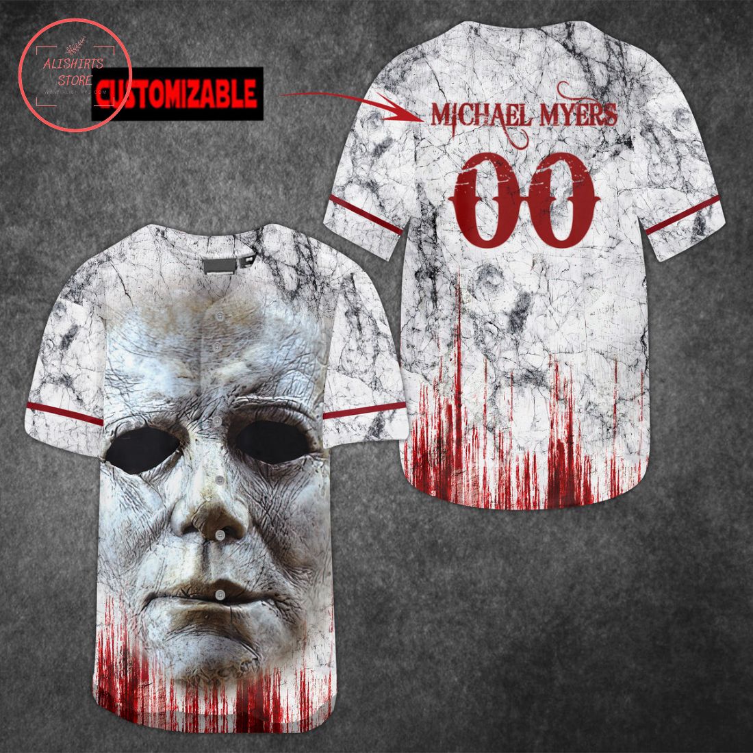 Michael Myers Personalized Baseball Jersey