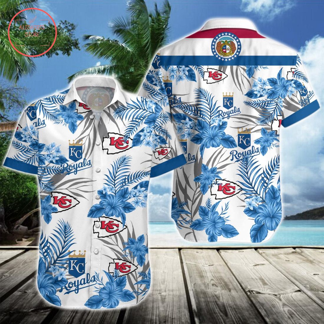 Missouri Sports Chiefs Royals Hawaiian Shirt