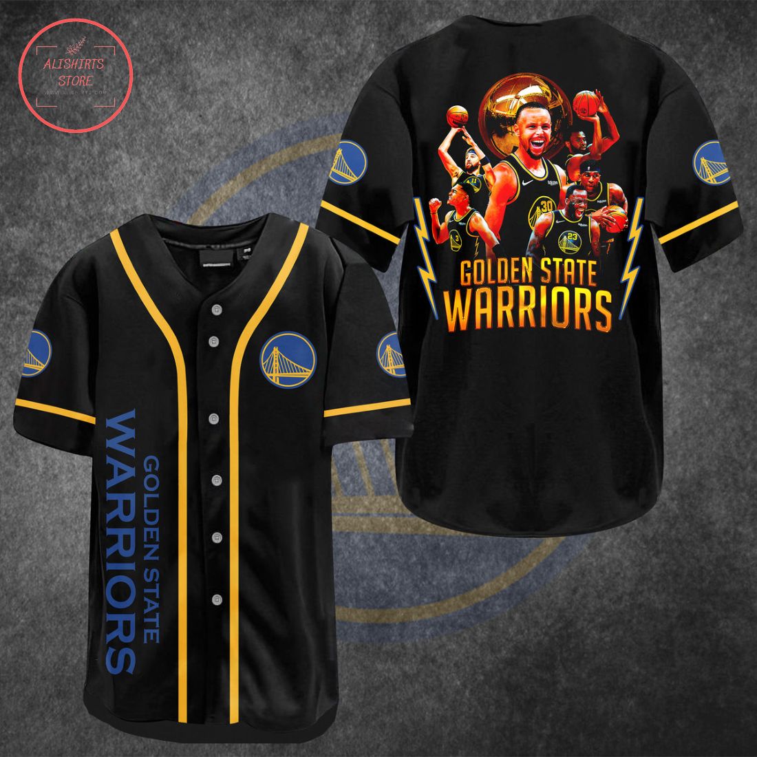 NBA Golden State Warrior Baseball Jersey