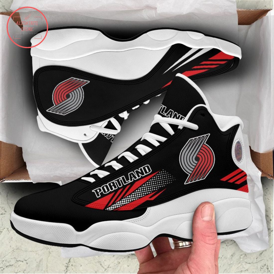 NBA Portland Trail Blazers Air Jordan 13 Sneaker Shoes