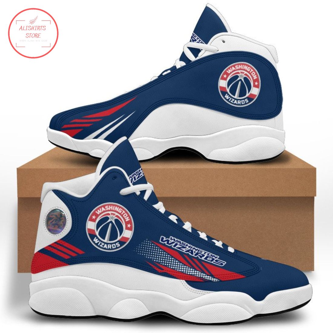 NBA Washington Wizards Air Jordan 13 Sneaker Shoes