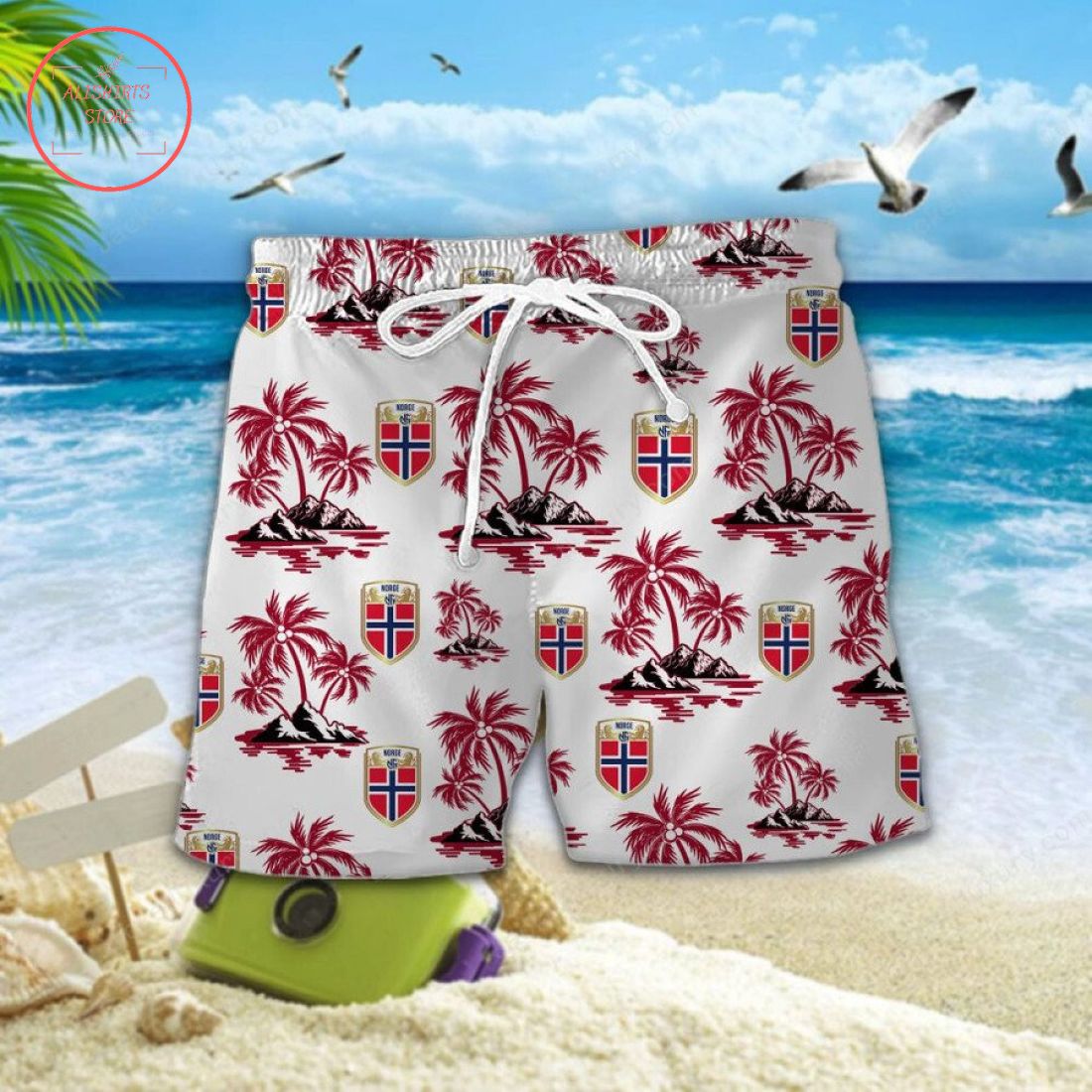 Norway national football team Hawaiian Shirt and Shorts