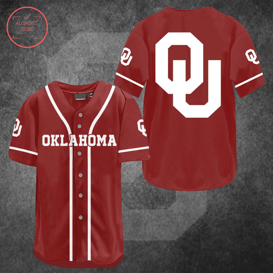 Oklahoma National Championships Baseball Jersey