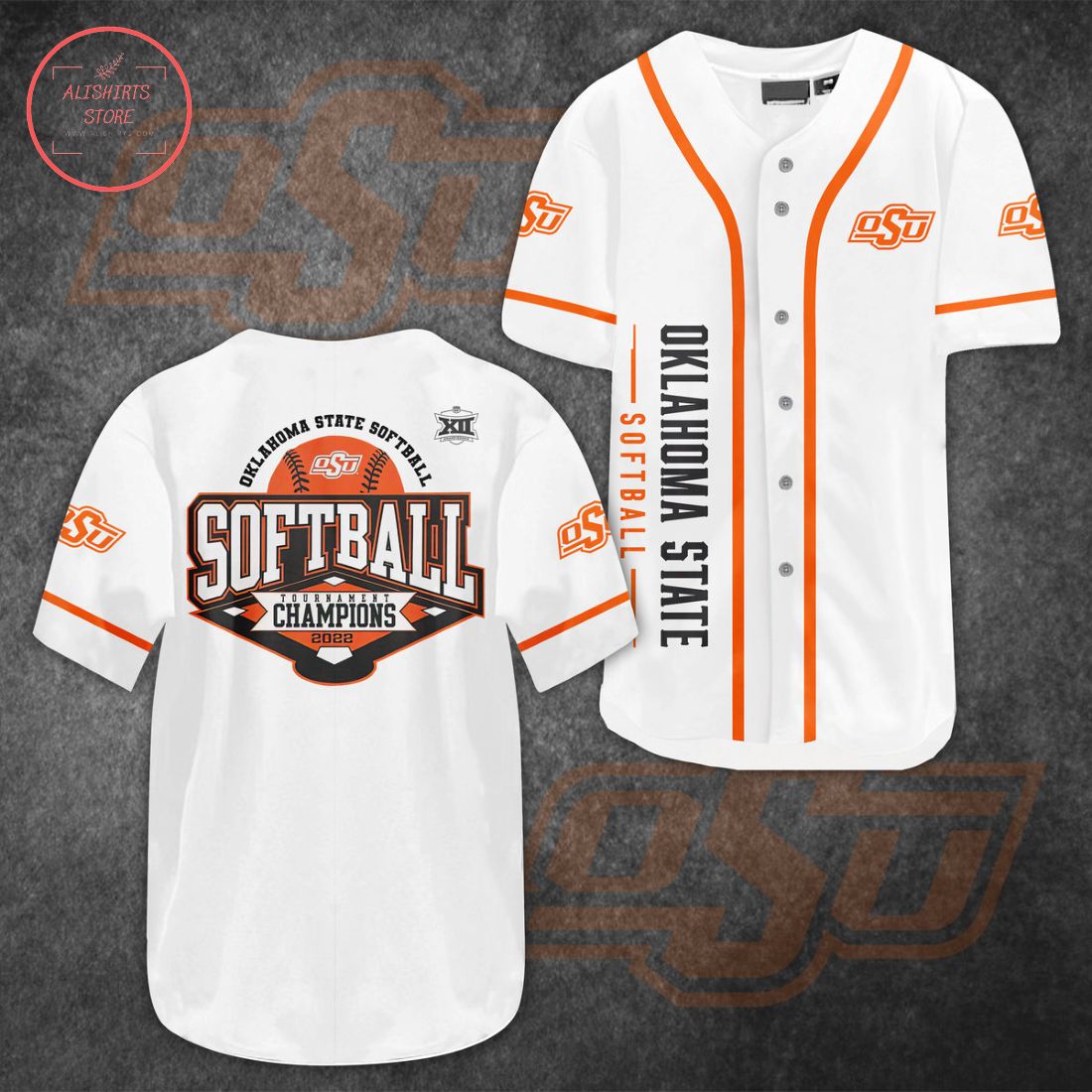 Oklahoma State Softball Baseball Jersey