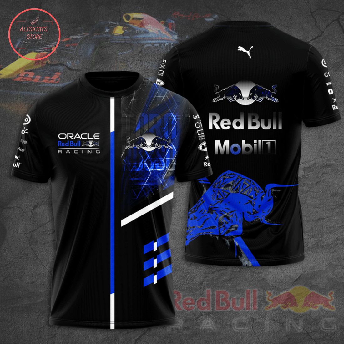 Oracle Red Bull Racing Team Black T-Shirt
