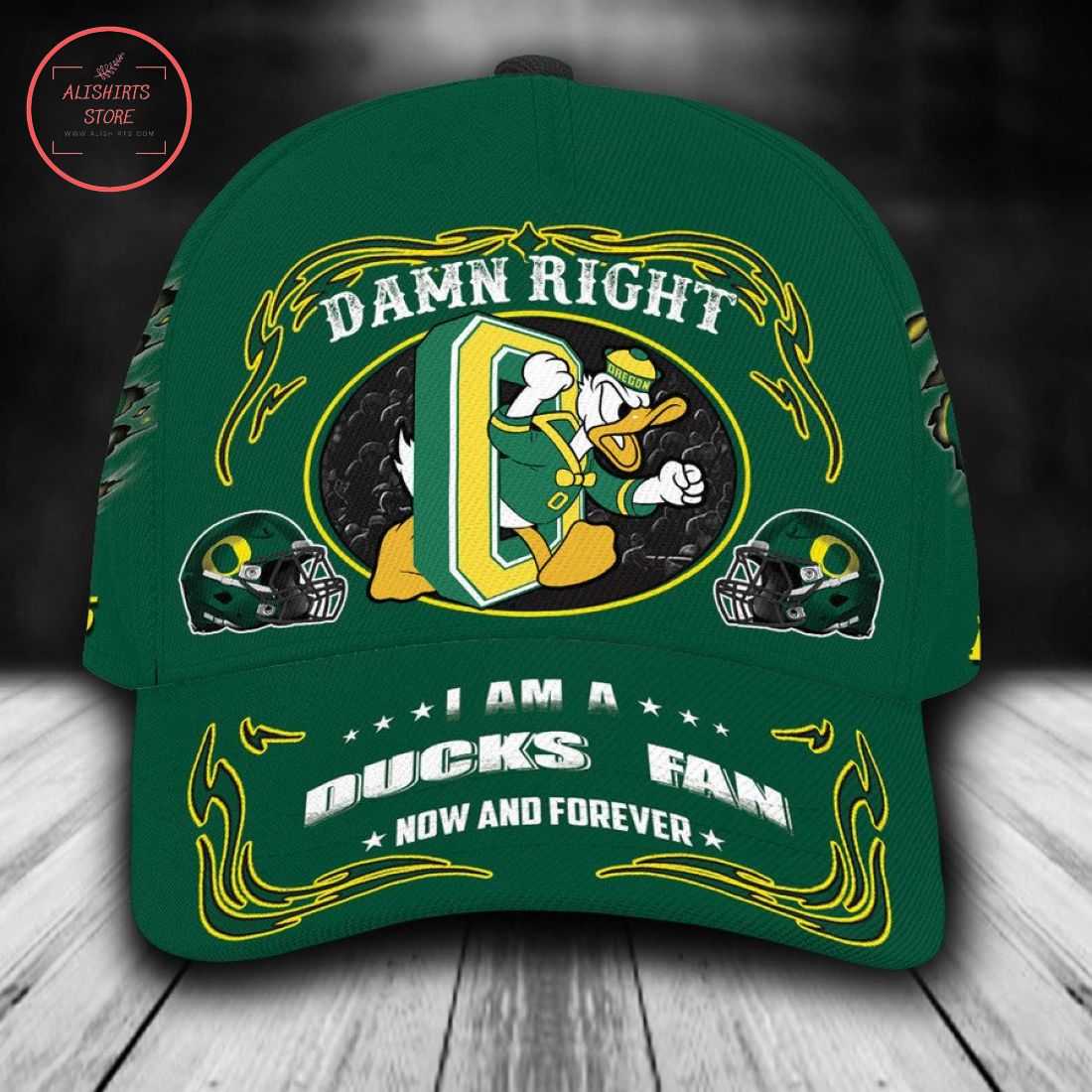 Oregon Ducks NCAA Classic Cap Mascot Custom Name