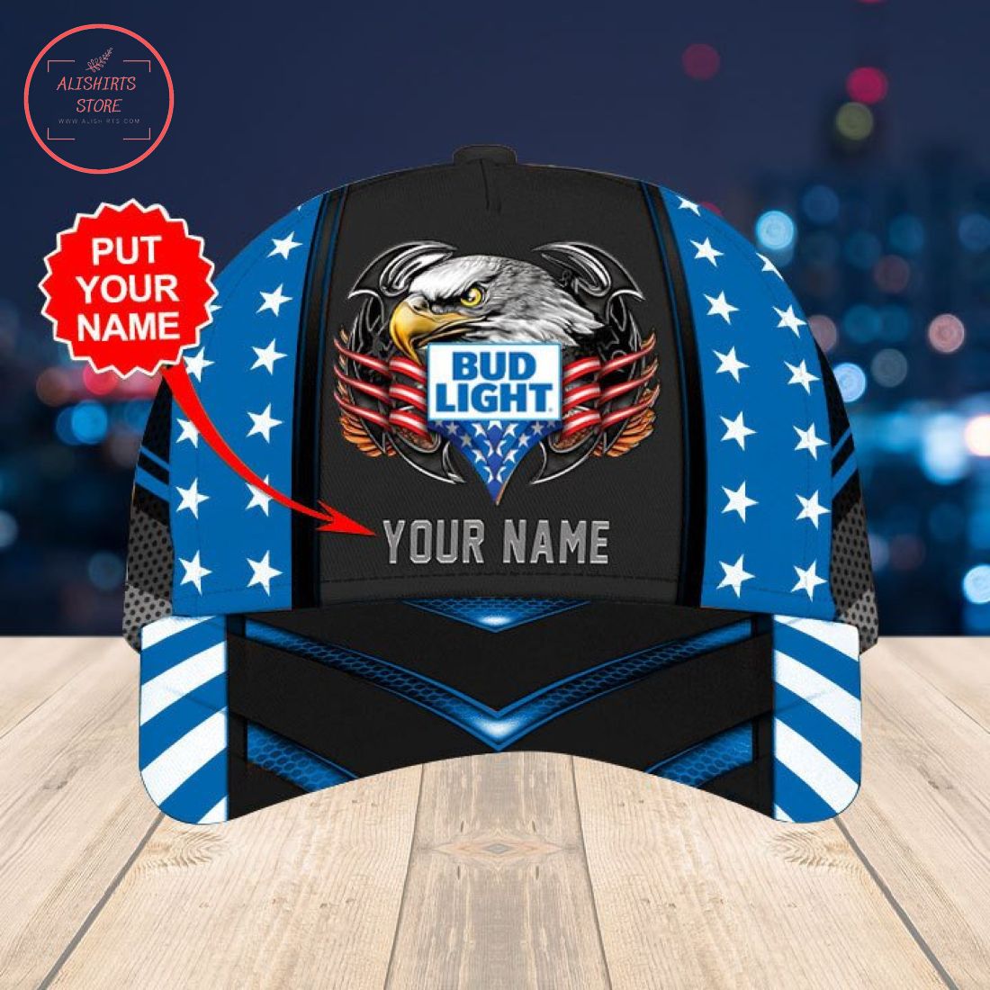 Personalized Bud Light Eagle Classic Hat Cap