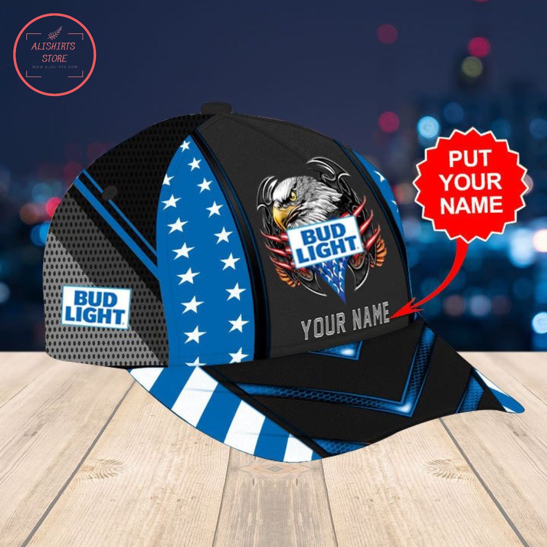 Personalized Bud Light Eagle Classic Hat Cap