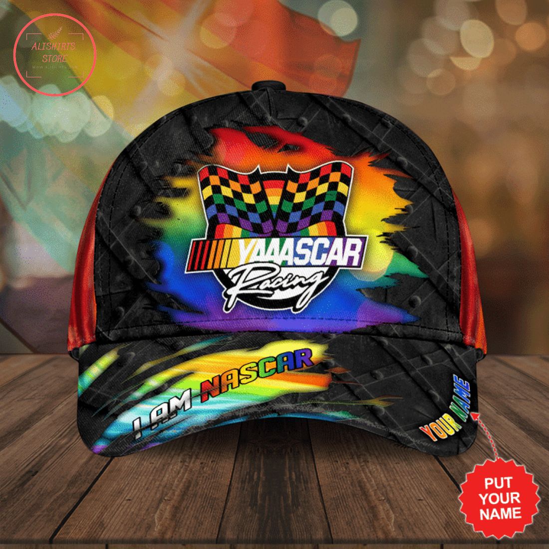 Personalized LGBT Nascar Racing Hat Cap