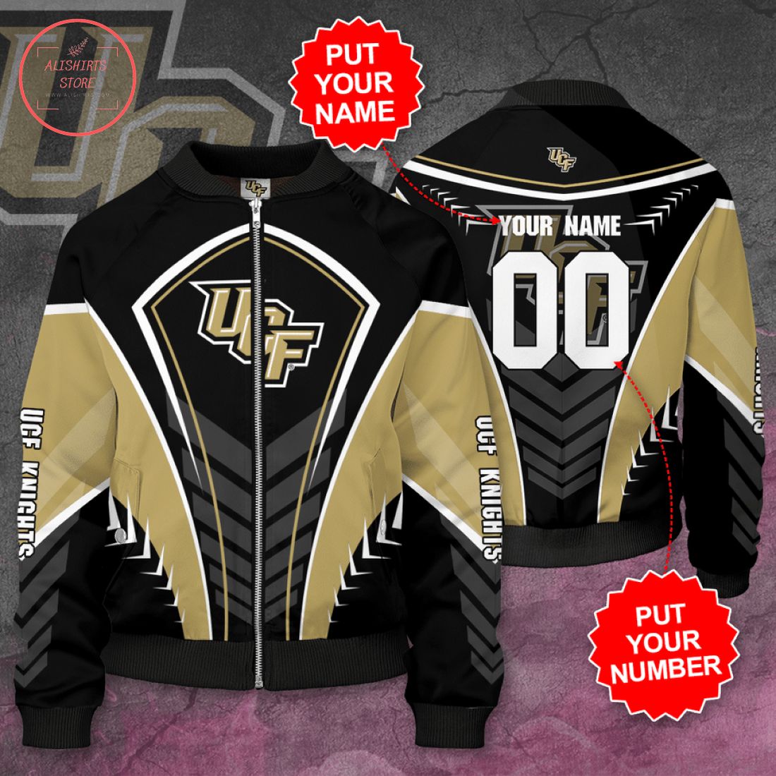 Personalized Ucf Knights Team Bomber Jacket