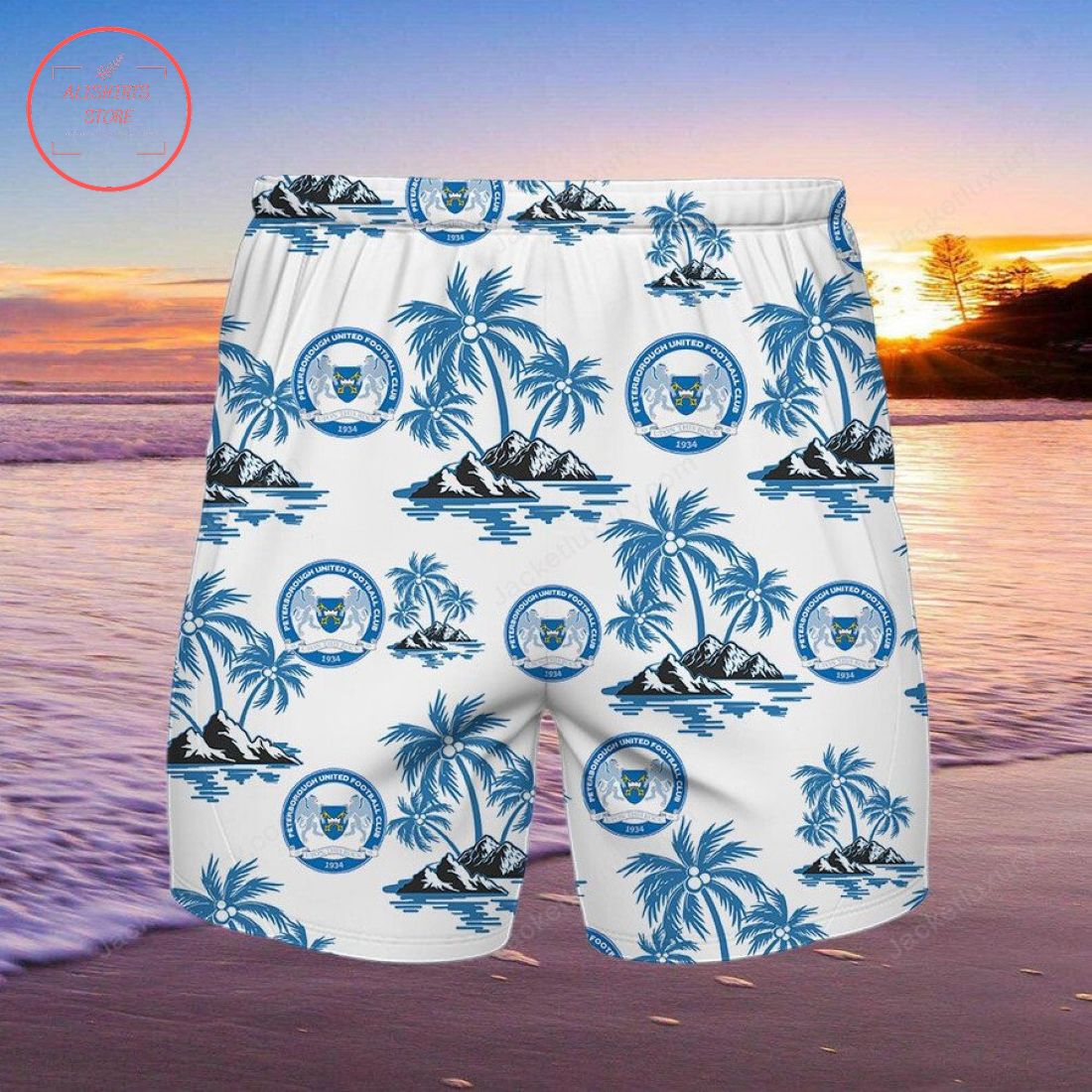 Peterborough United FC Hawaiian Shirt and Shorts