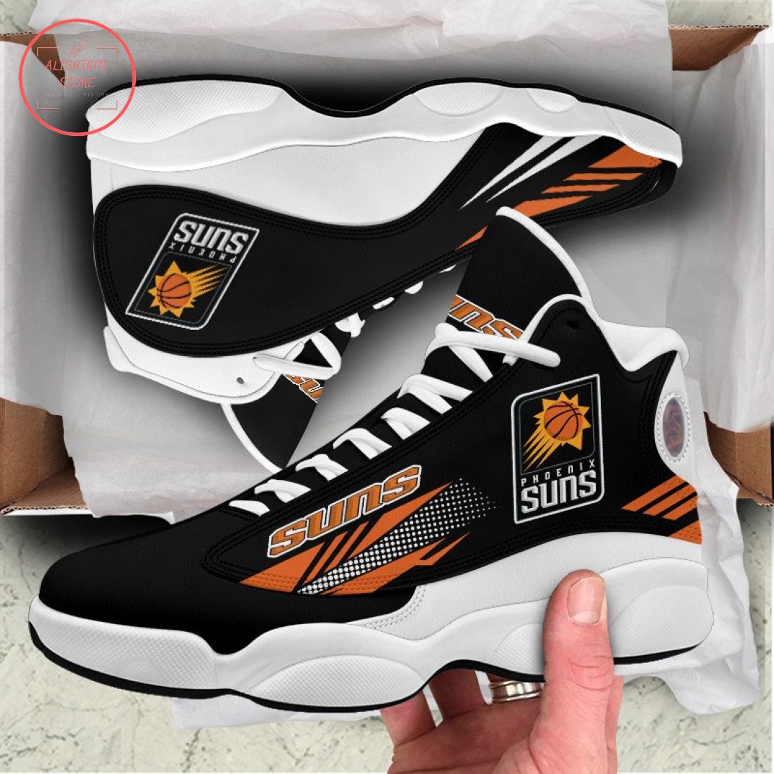 Phoenix Suns Air Jordan 13 Sneaker Shoes
