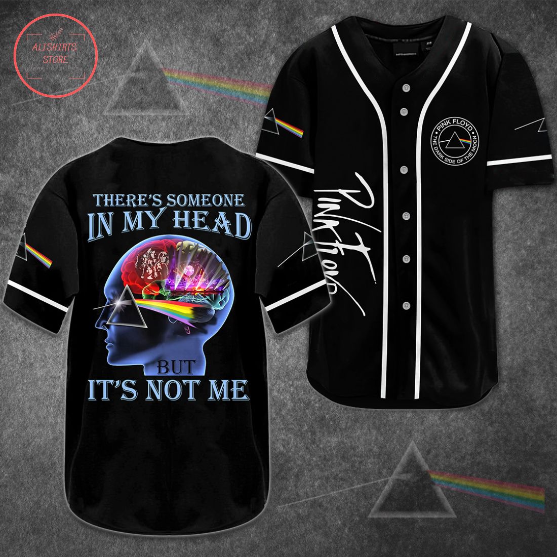 Pink Floyd The Dark Side Of The Moon Baseball Jersey