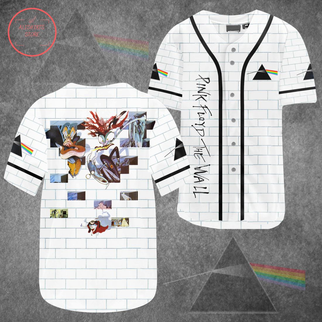 Pink Floyd The Wall Baseball Jersey