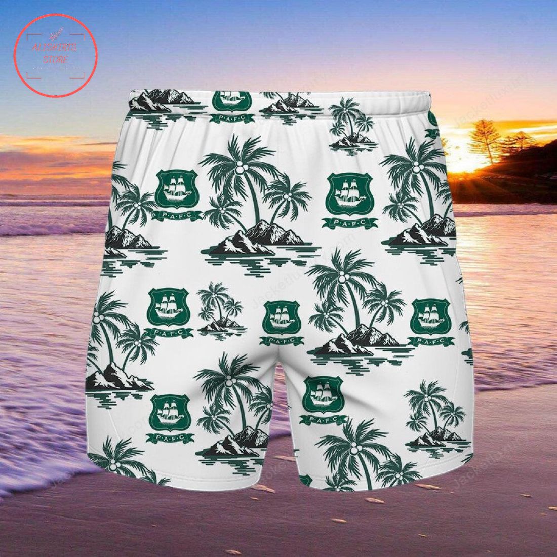 Plymouth Argyle FC Hawaiian Shirt and Beach Shorts