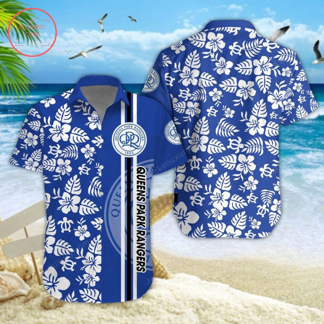 Queens Park Rangers Aloha Hawaiian Shirt and Beach Shorts