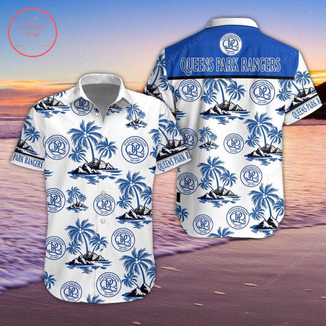 Queens Park Rangers Hawaiian Shirt and Beach Shorts