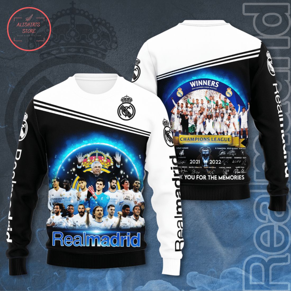 Real Madrid Champions League 2022 Thank You for the Memories Shirt
