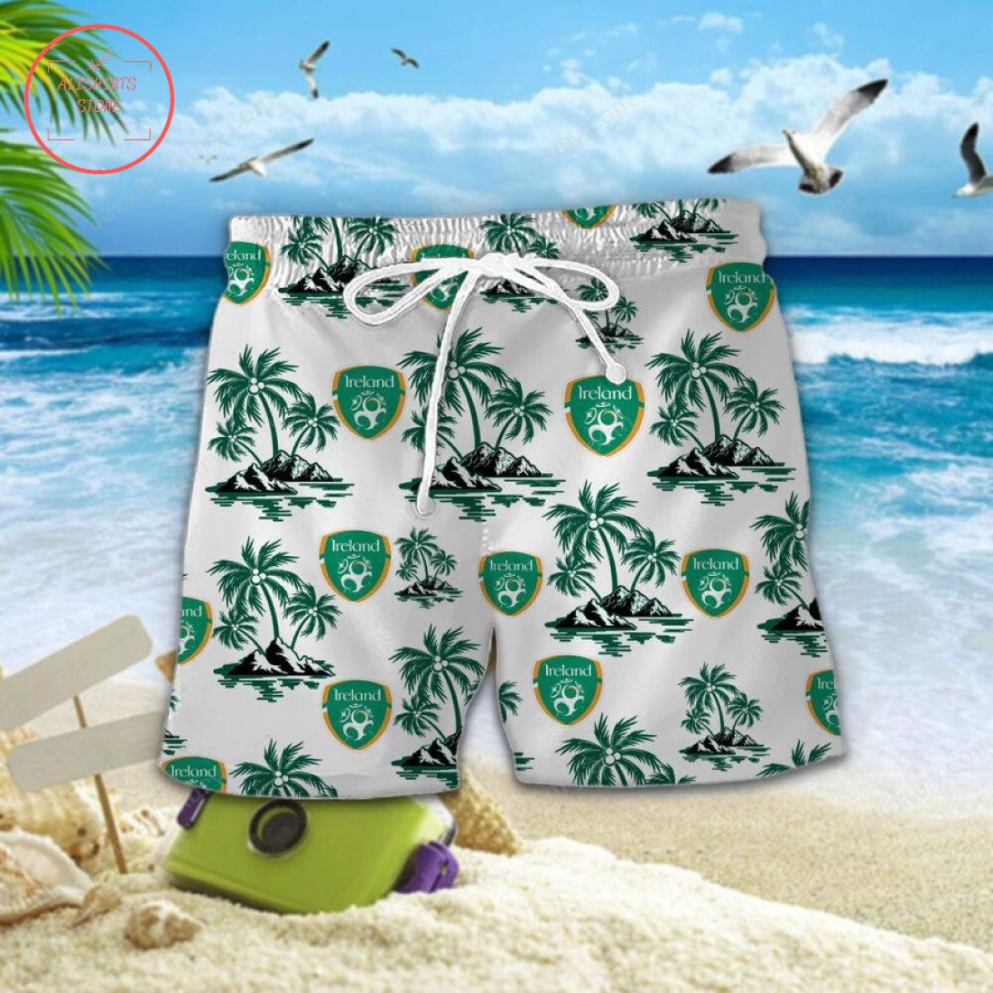 Republic of Ireland national football team Hawaiian Shirt and Shorts