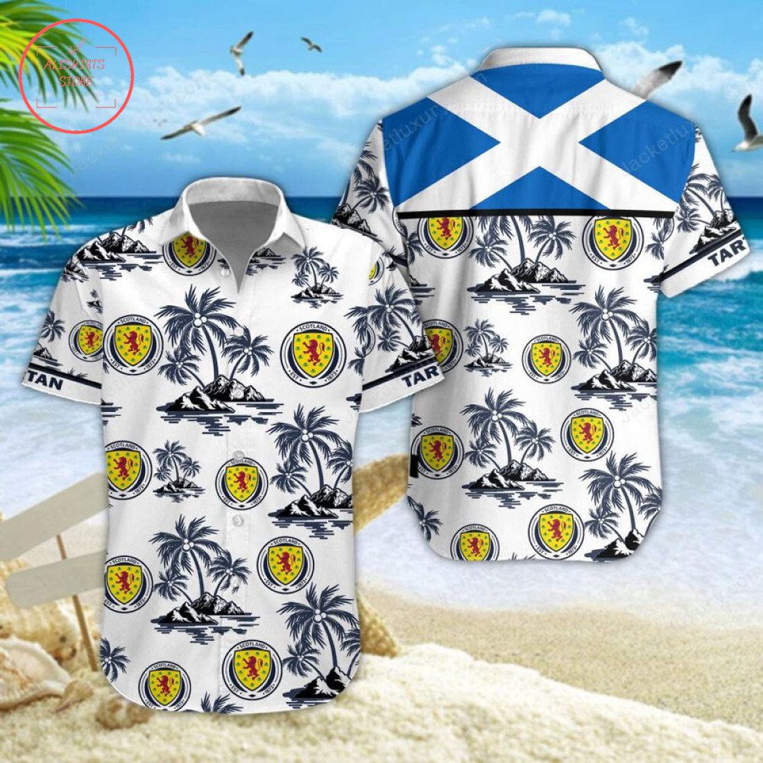 Scotland national football team Hawaiian Shirt and Shorts