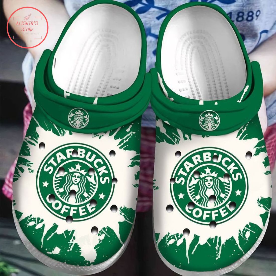 Starbucks Coffee Crocs Crocband Clog