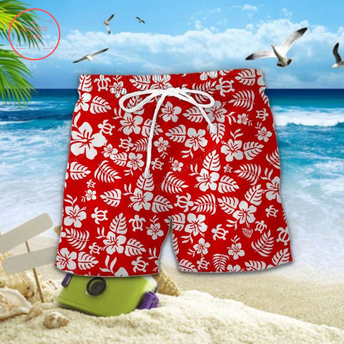 Stoke City FC Aloha Hawaiian Shirt and Beach Shorts