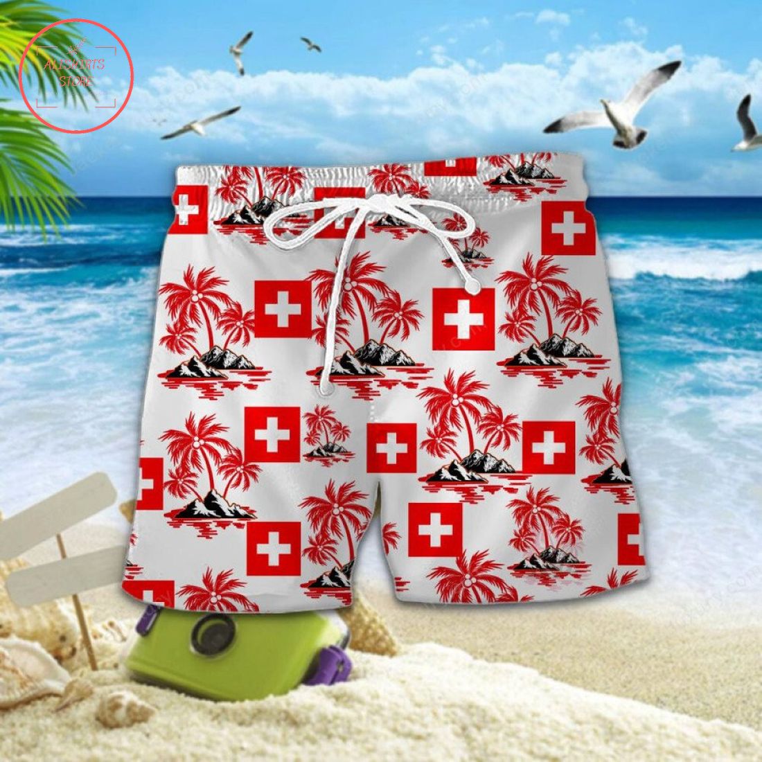 Switzerland national football team Hawaiian Shirt and Shorts