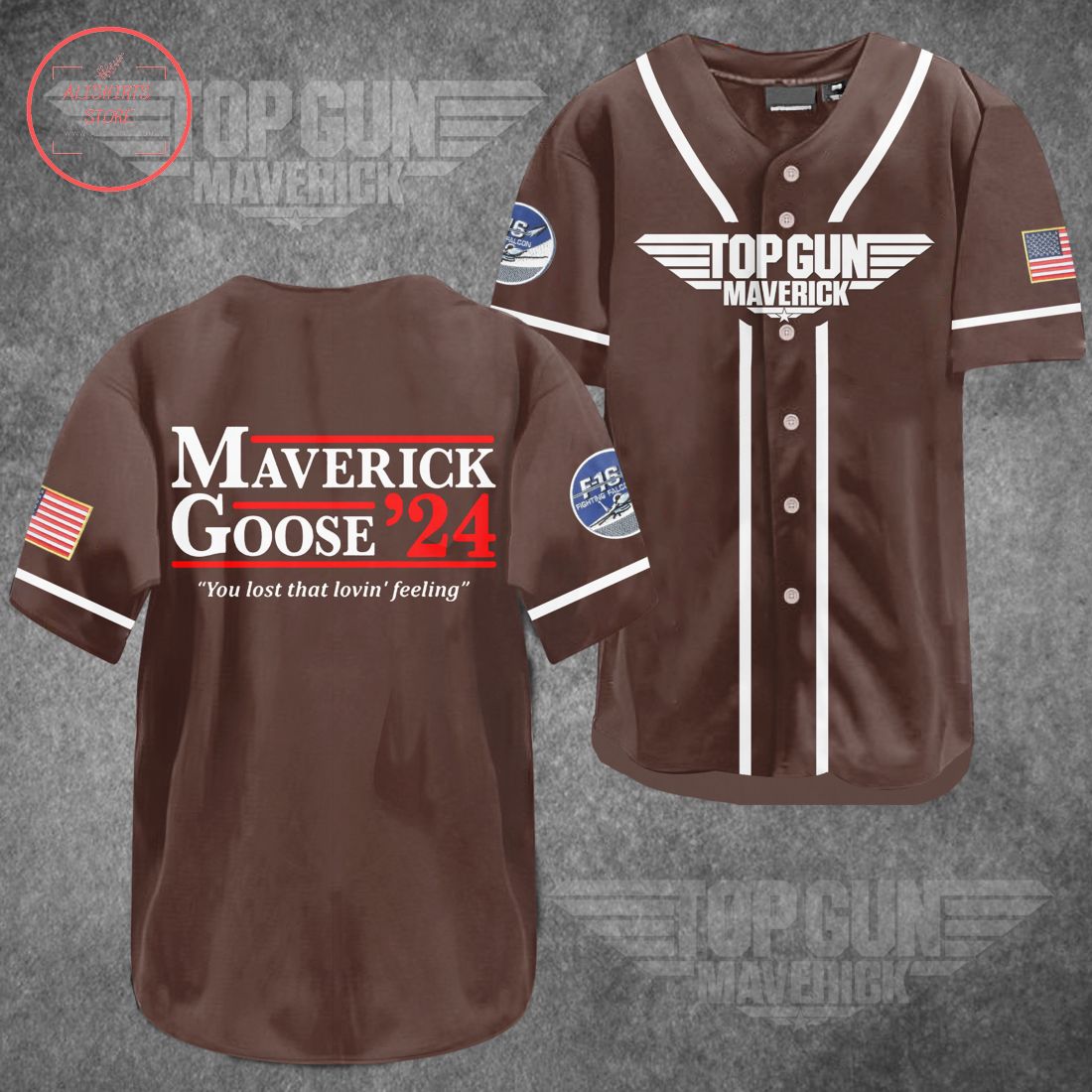 Top Gun Maverick Baseball Jersey