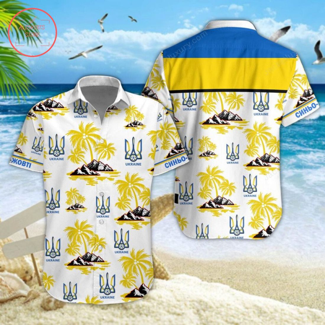Ukraine national football team Hawaiian Shirt and Shorts