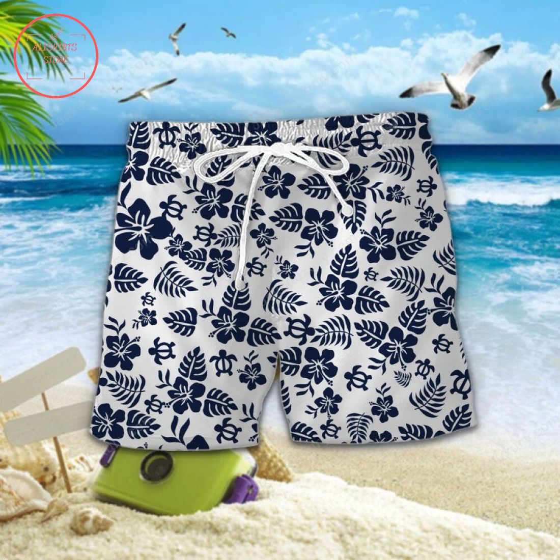 West Bromwich Albion FC Aloha Hawaiian Shirt and Beach Shorts