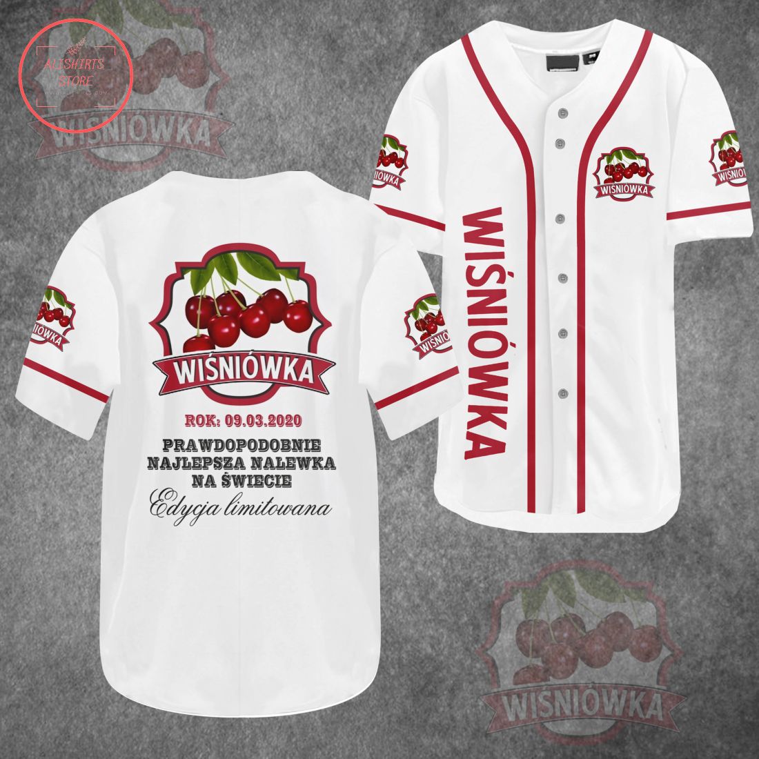 Wisniowka Cherry Baseball Jersey