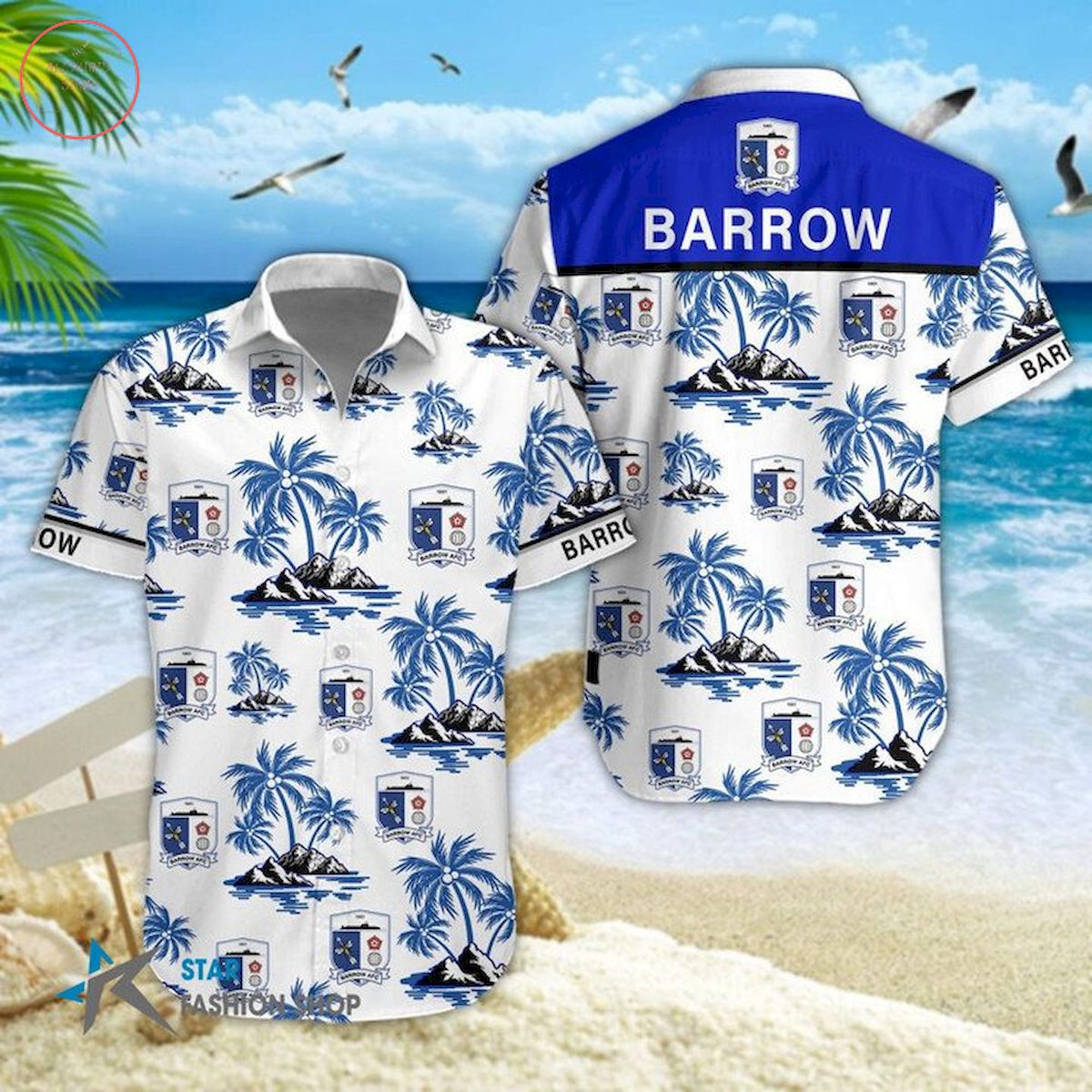 AFC Barrow Hawaiian Shirt and Short