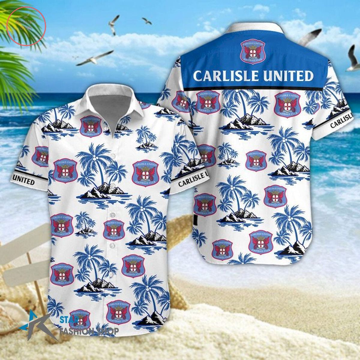 AFC Carlised United Hawaiian Shirt and Short