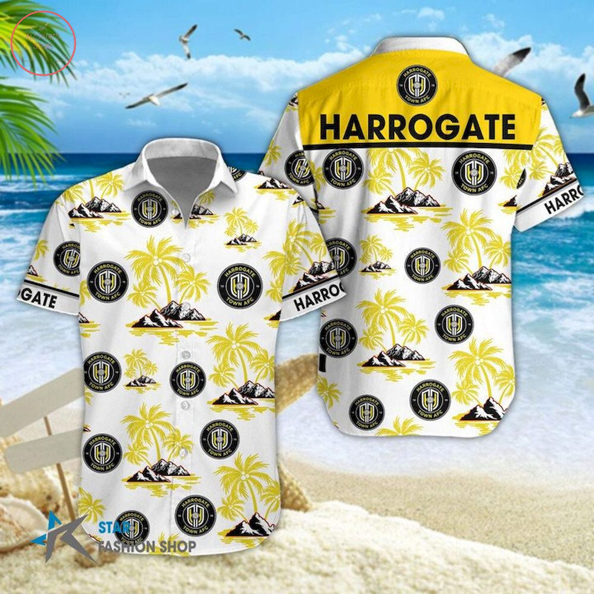 AFC Harrogate Town Hawaiian Shirt and Short