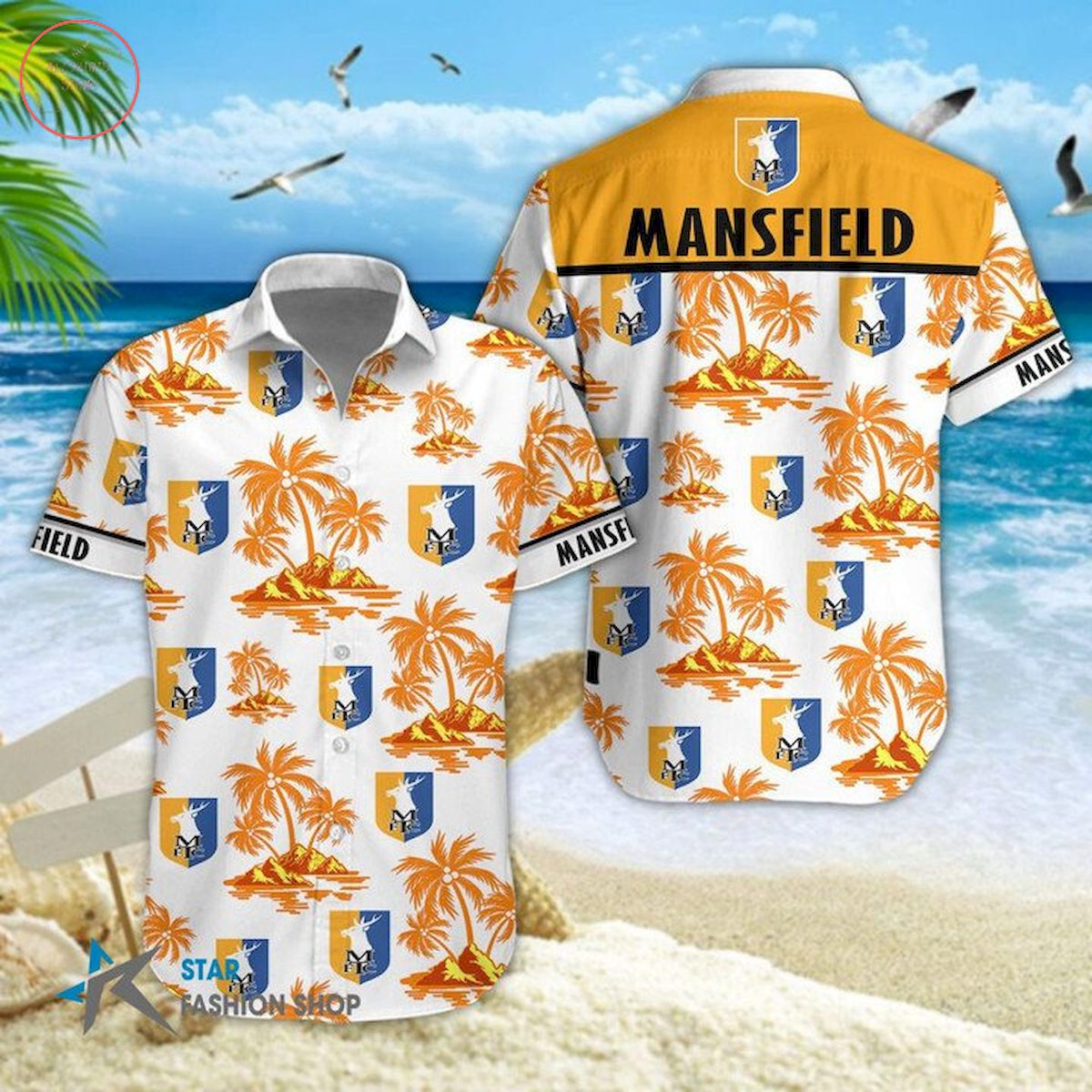 AFC Mansfield Town Hawaiian Shirt and Short