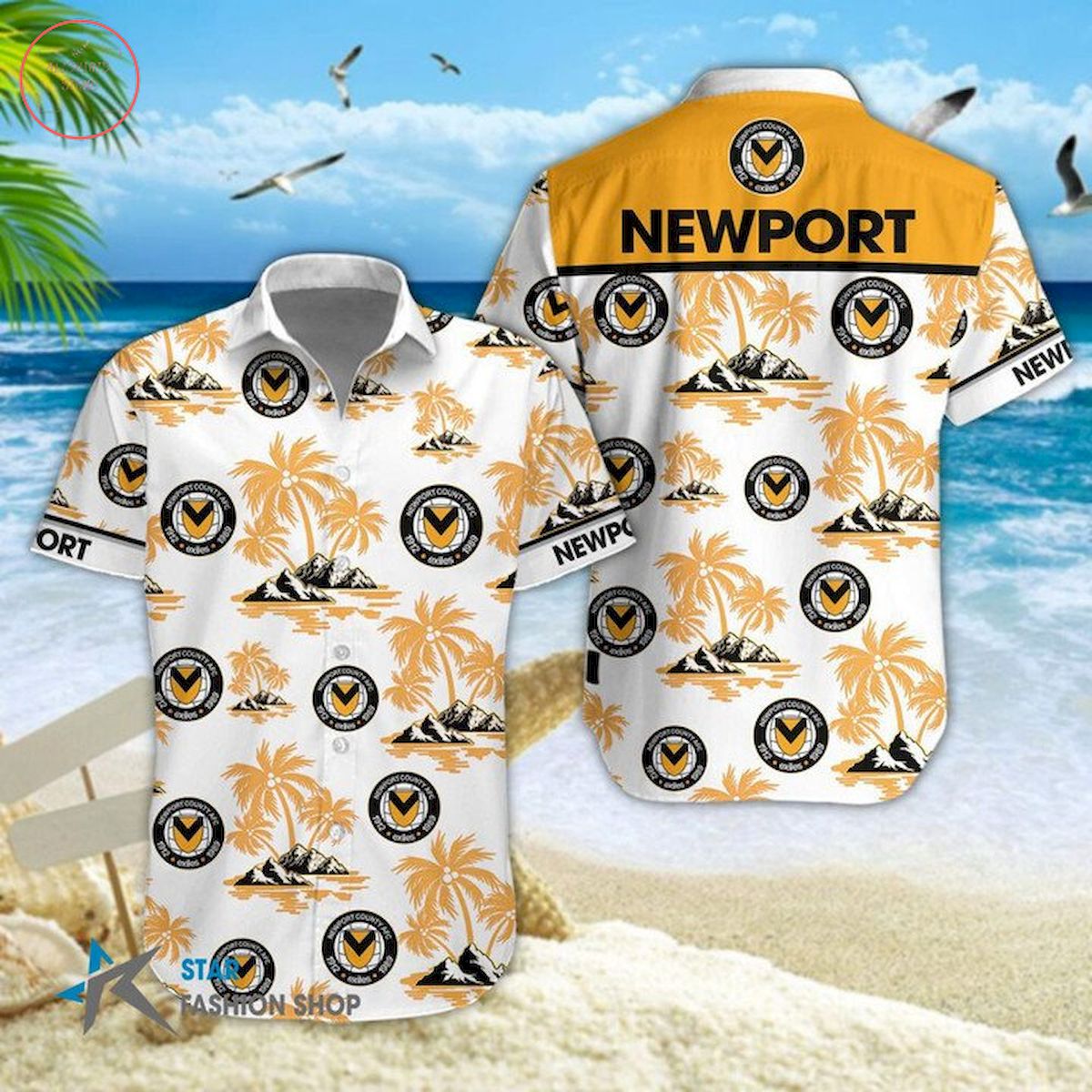 AFC Newport County Hawaiian Shirt and Short