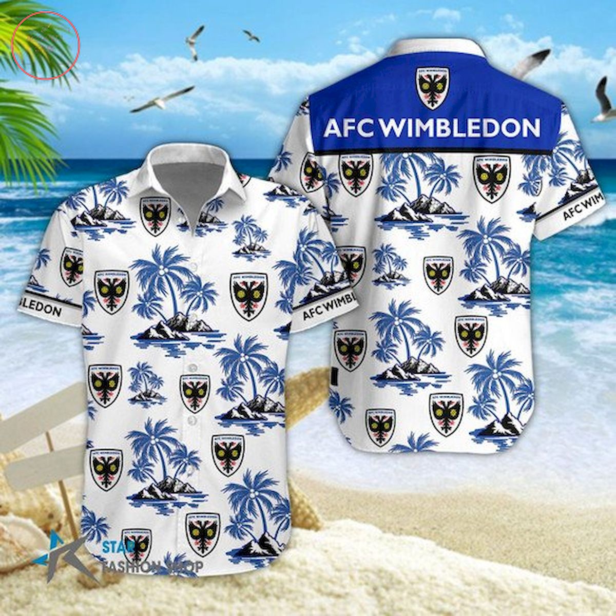 AFC Wimbledon Hawaiian Shirt and Short