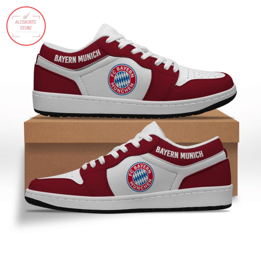 Bayern Munchen Low Air Jordan 1 Sneakers