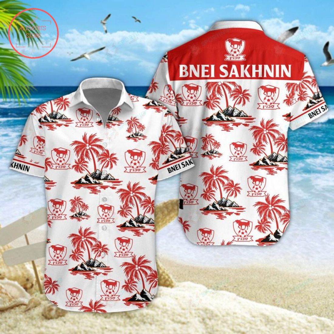 Bnei Sakhnin FC Hawaiian Shirt and Shorts