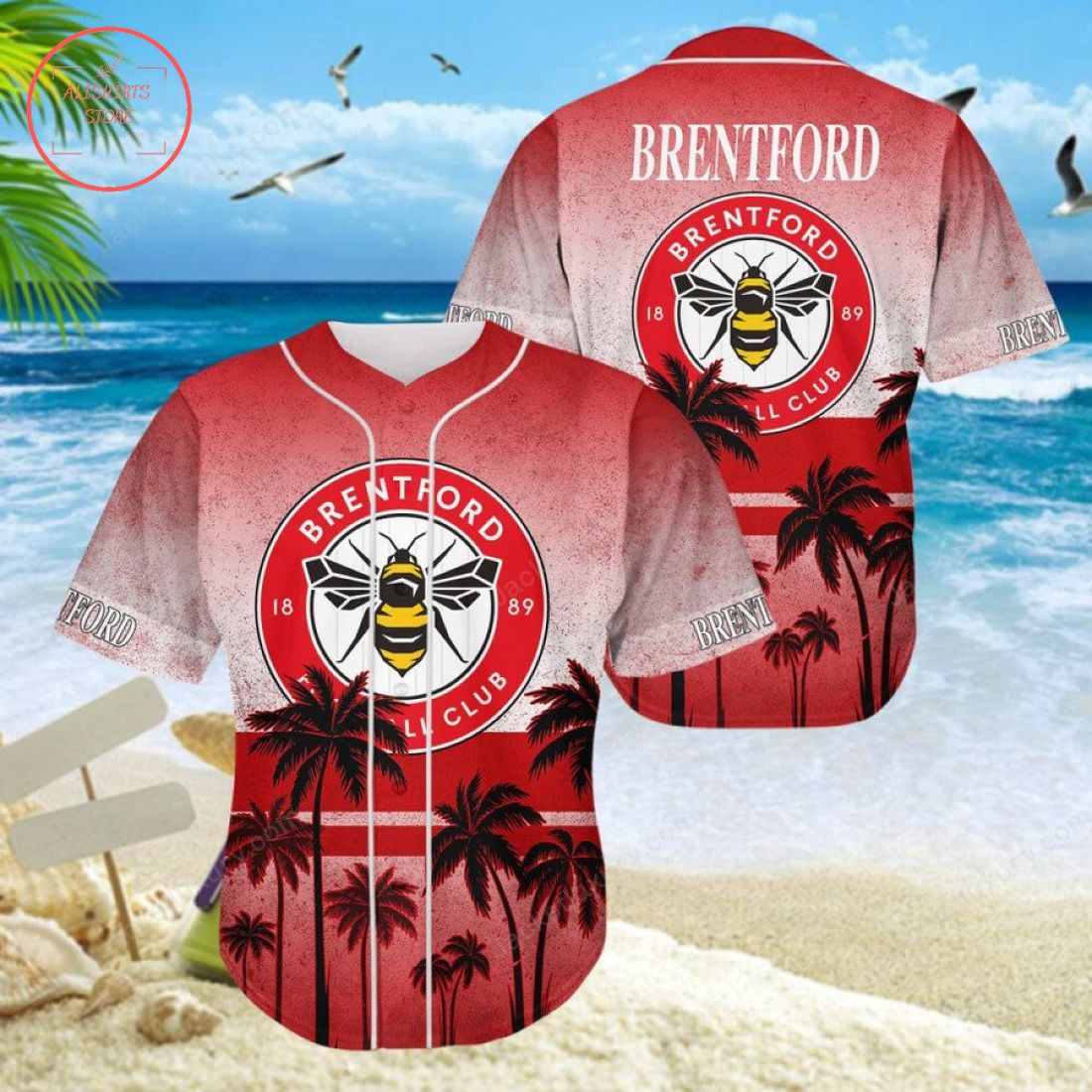 Brentford FC Baseball Jersey