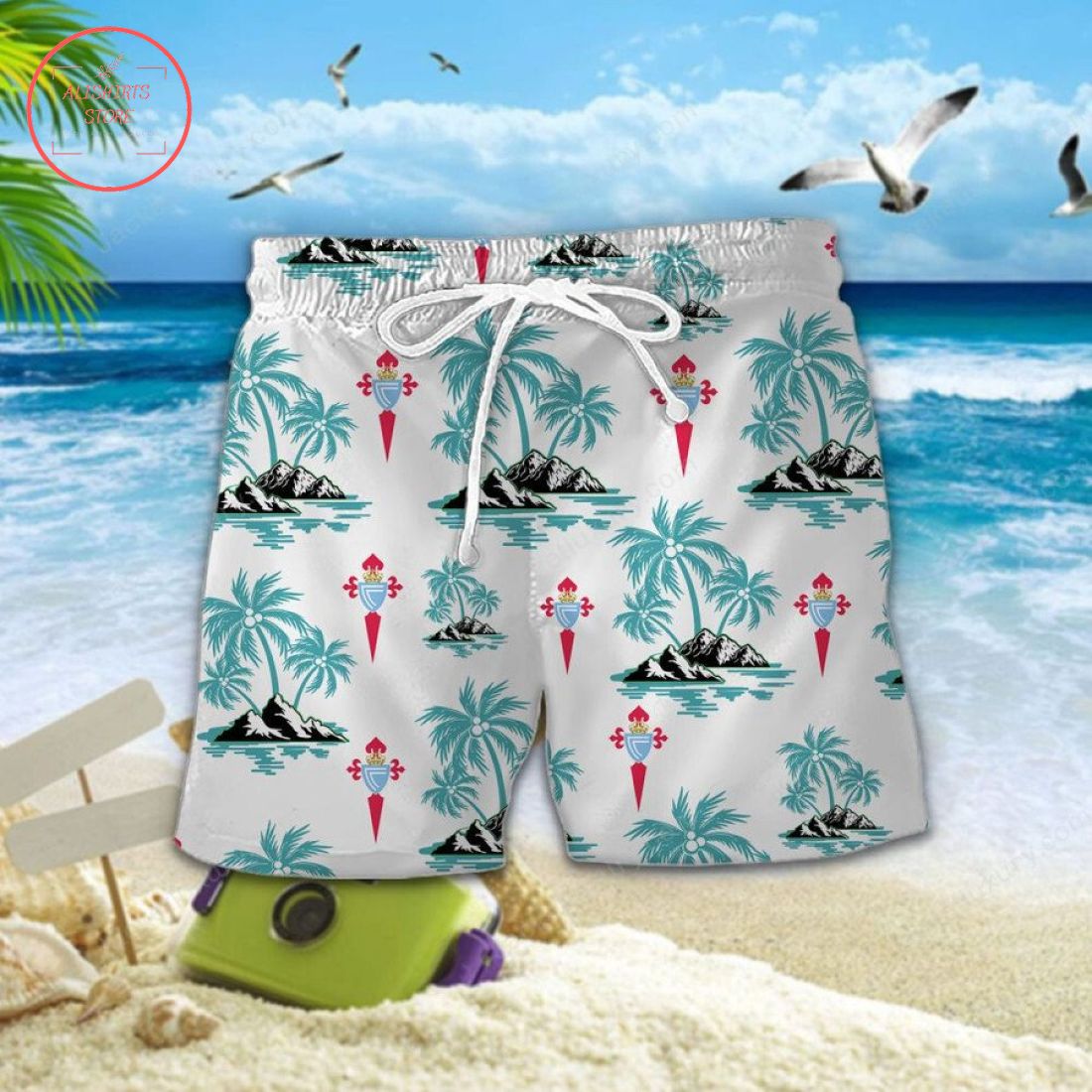 Celta de Vigo Hawaiian Shirt and Shorts