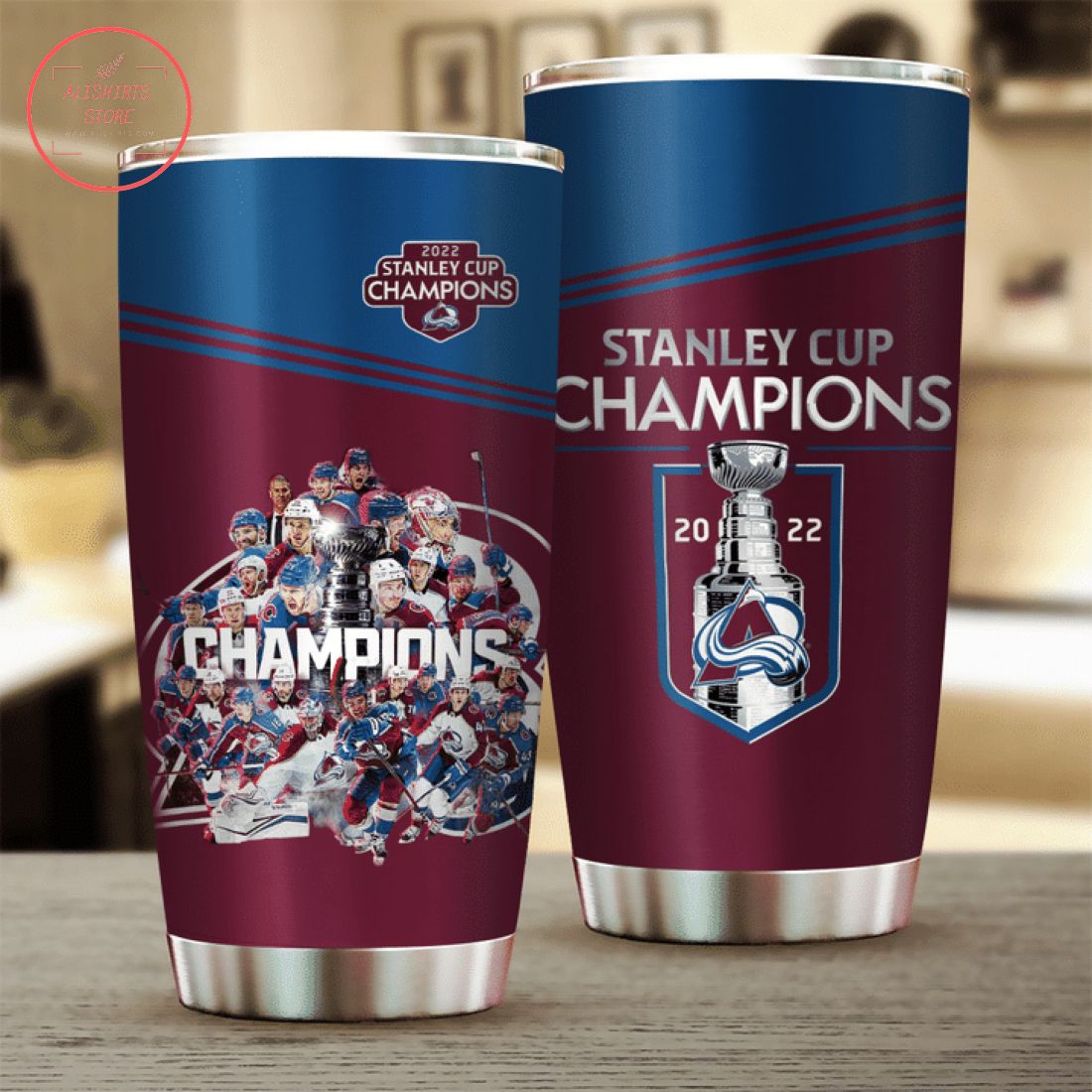 Colorado Avalanche 2022 Stanley Cup Champions Tumbler