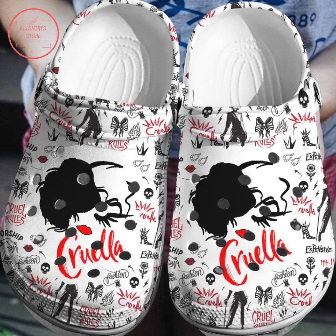 Cruella de Vil Disney Crocs Crocband Clog