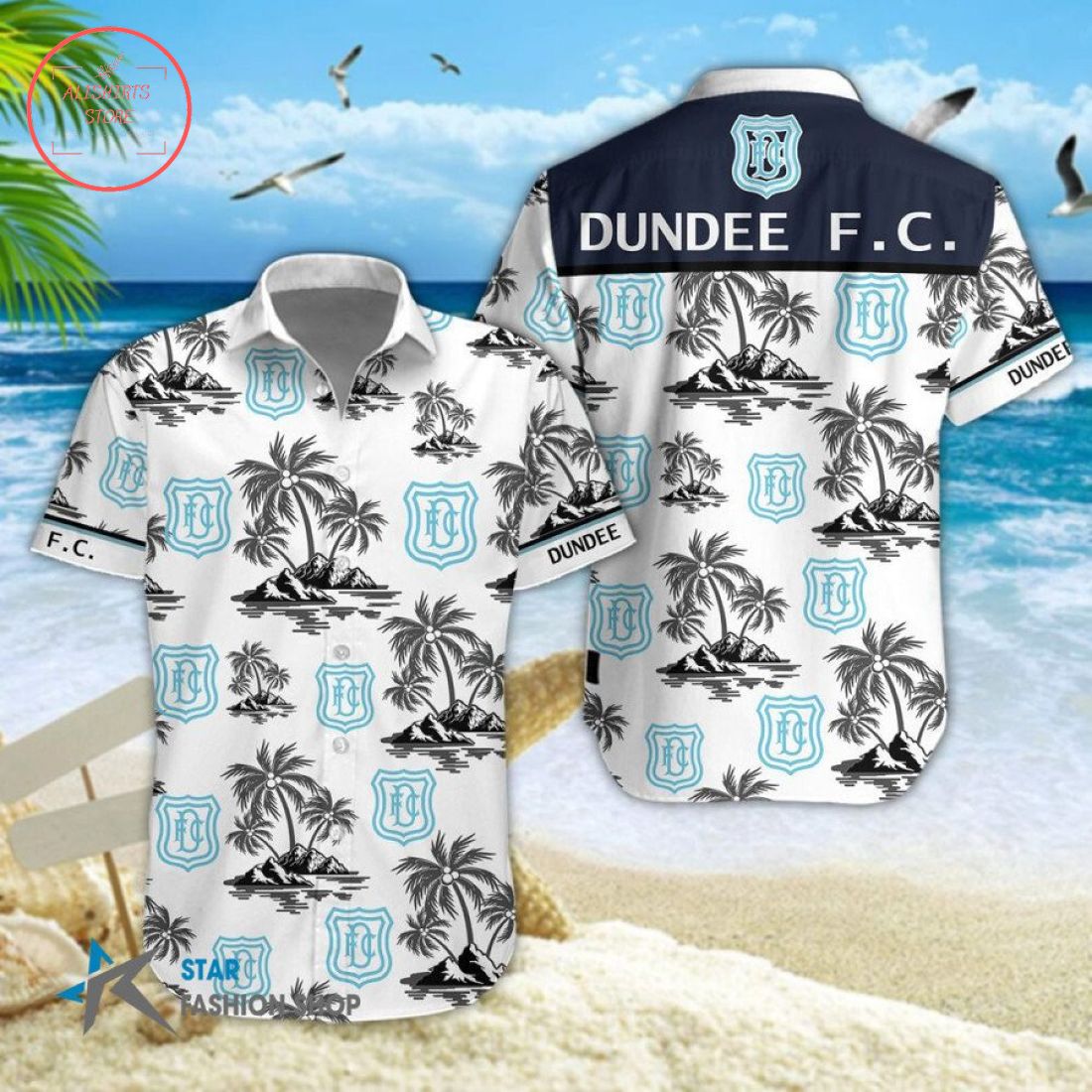 Dundee FC Hawaiian Shirt and Shorts