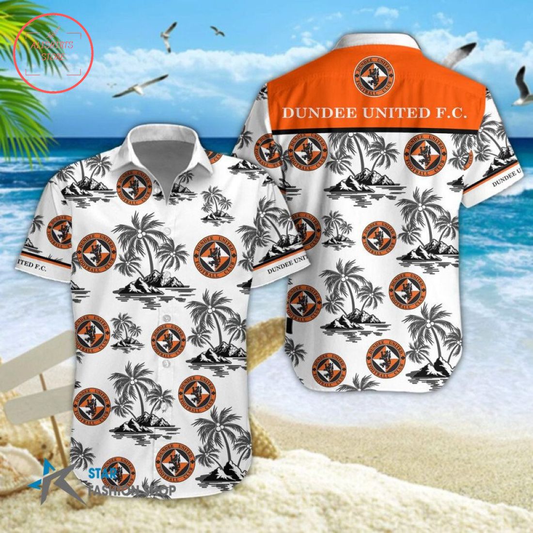 Dundee United FC Hawaiian Shirt and Shorts