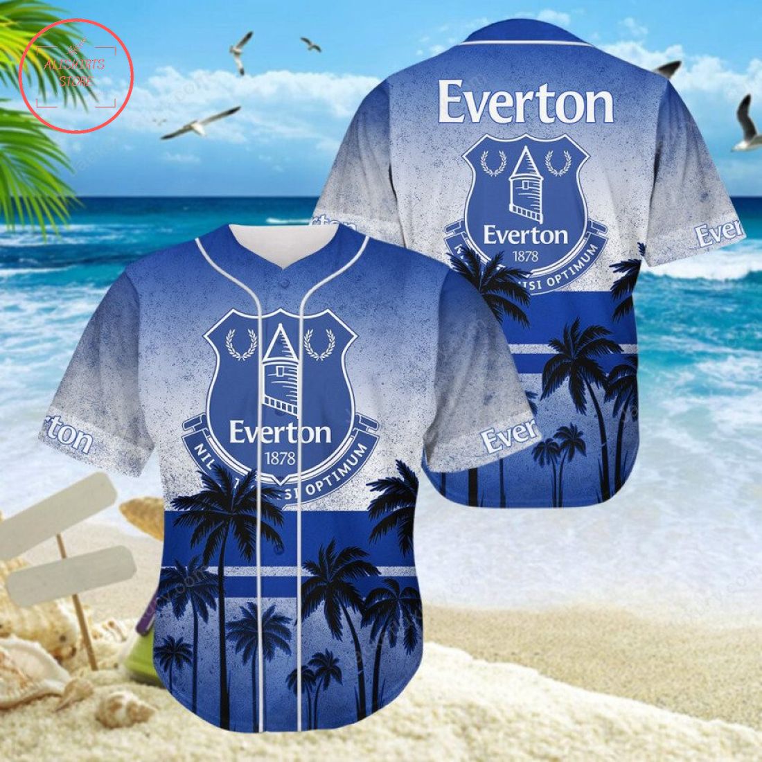 Everton FC Baseball Jersey