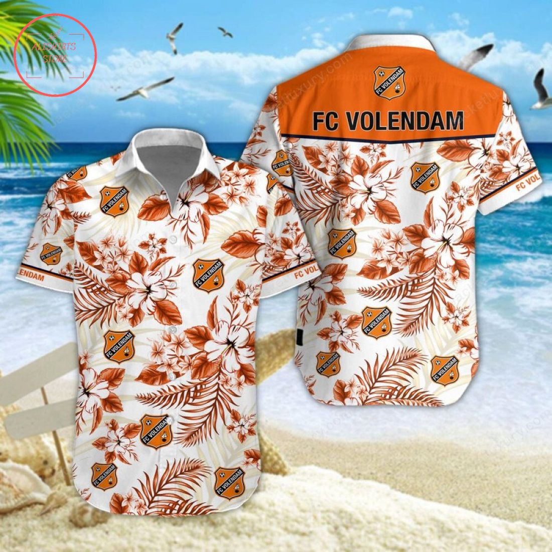 FC Volendam Hawaiian Shirt and Shorts