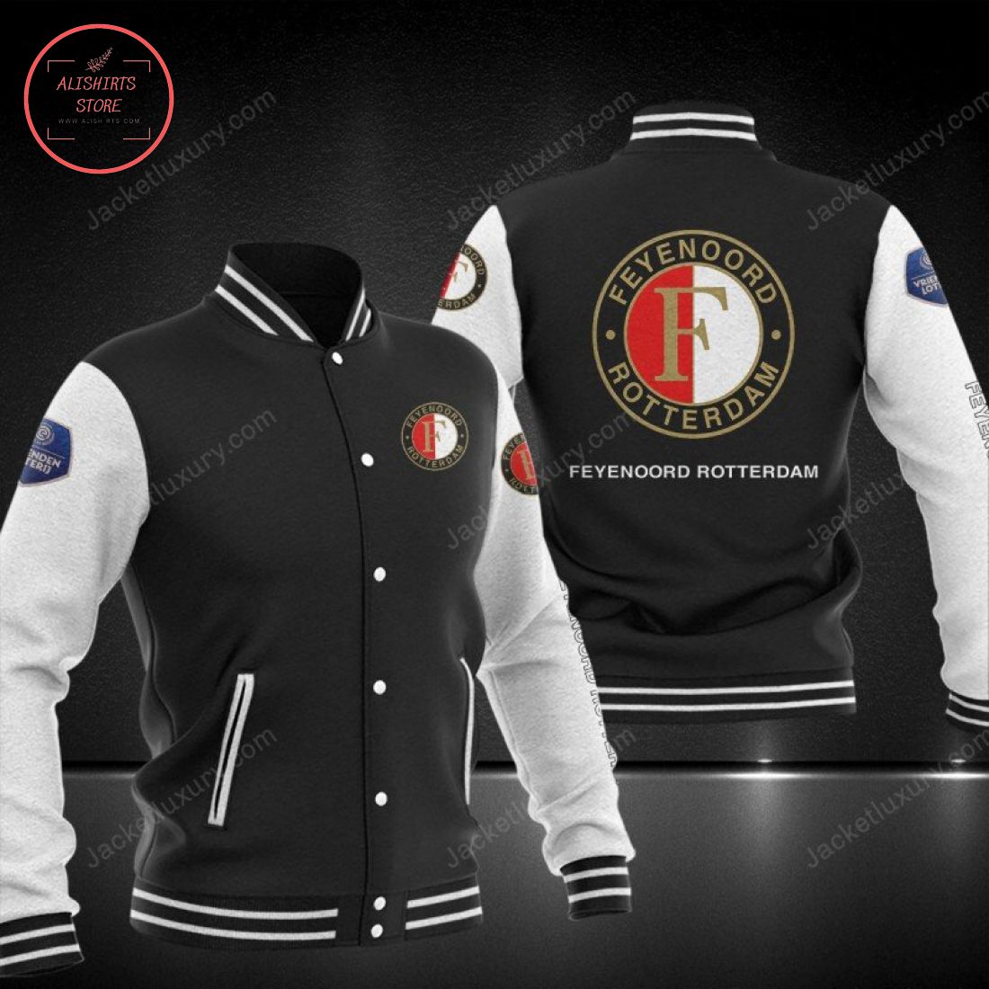 Feyenoord Rotterdam Baseball Varsity Jacket