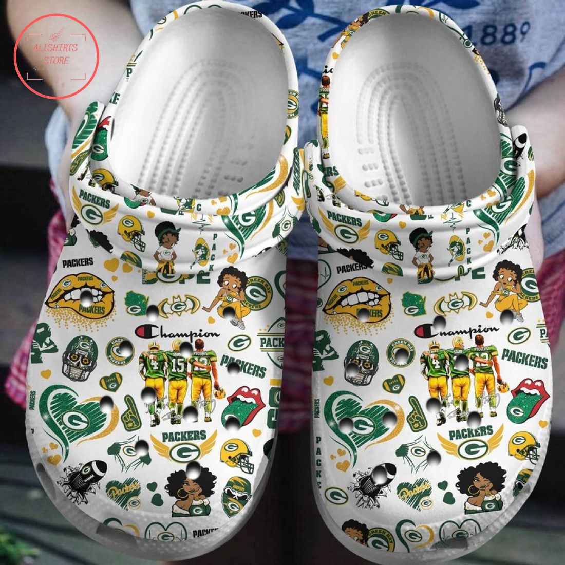 Green Bay Packers Crocs Crocband Clog